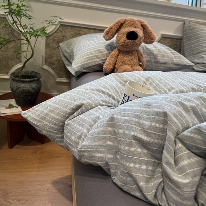 Premium Plaid Bettwäsche Set