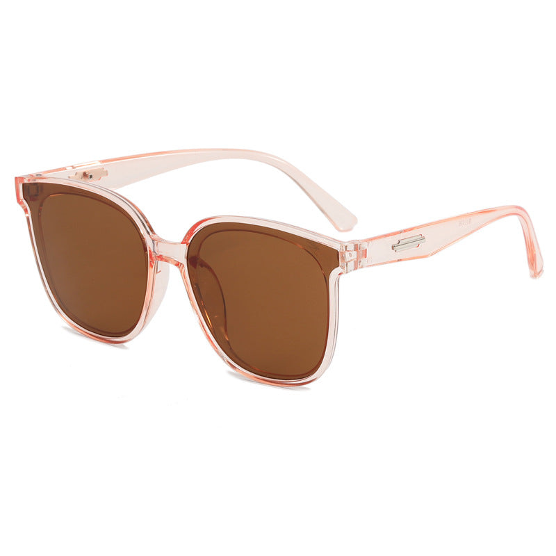 Damen modische oversized Sonnenbrille mit kombiniertem Rahmen Karnz
