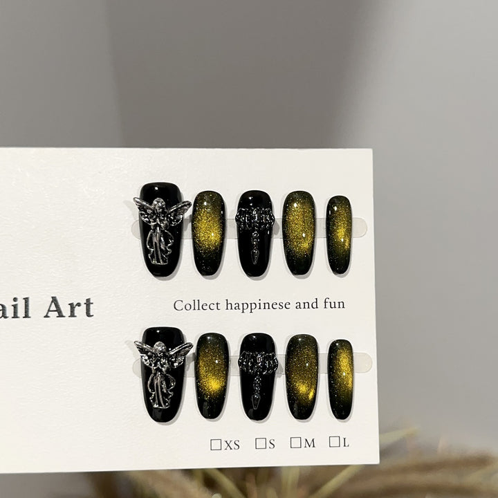 Gothic Fantasy Press-On Nail Art Set