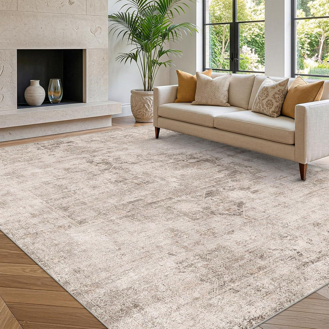 Eleganter, Vintage-inspirierter Teppich