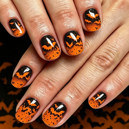 Halloween-Themen Künstlerische Press-On Nägel Karnz