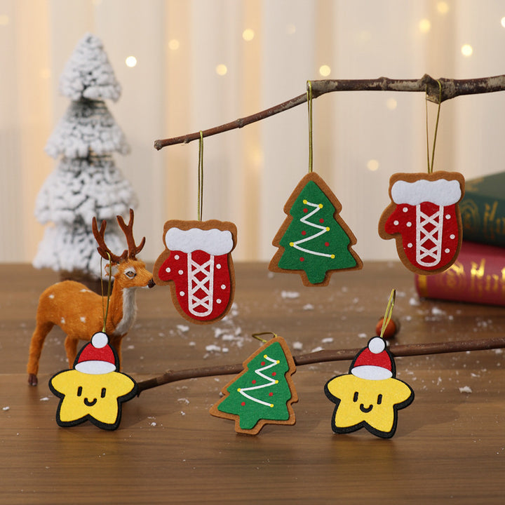 Dekorative Filz Weihnachtsornamente Karnz