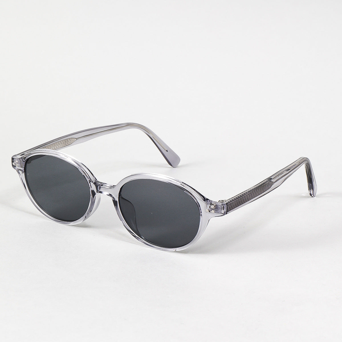 Damen modische Sonnenbrille im Retro-Stil mit braunen Gläsern Karnz