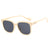 Damen quadratische Sonnenbrille mit sanften Farbverlauf und schützendem UV-Filter Karnz