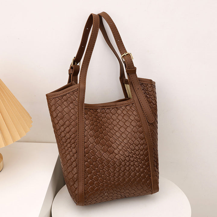 Minimalistische Zip-Top Handtasche Karnz
