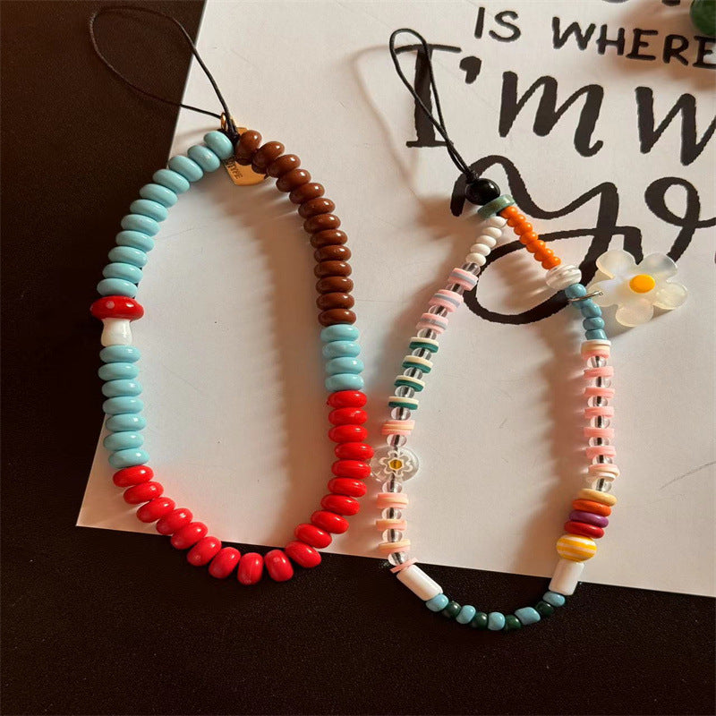 Bunte Multistrang Perlenarmband Karnz