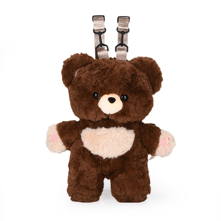 Plüsch Rucksack mit Süßem Teddy-Design Karnz