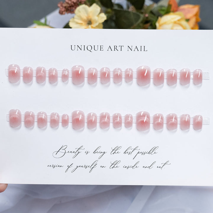 Glitzerndes Ombre Press-On Nagelset