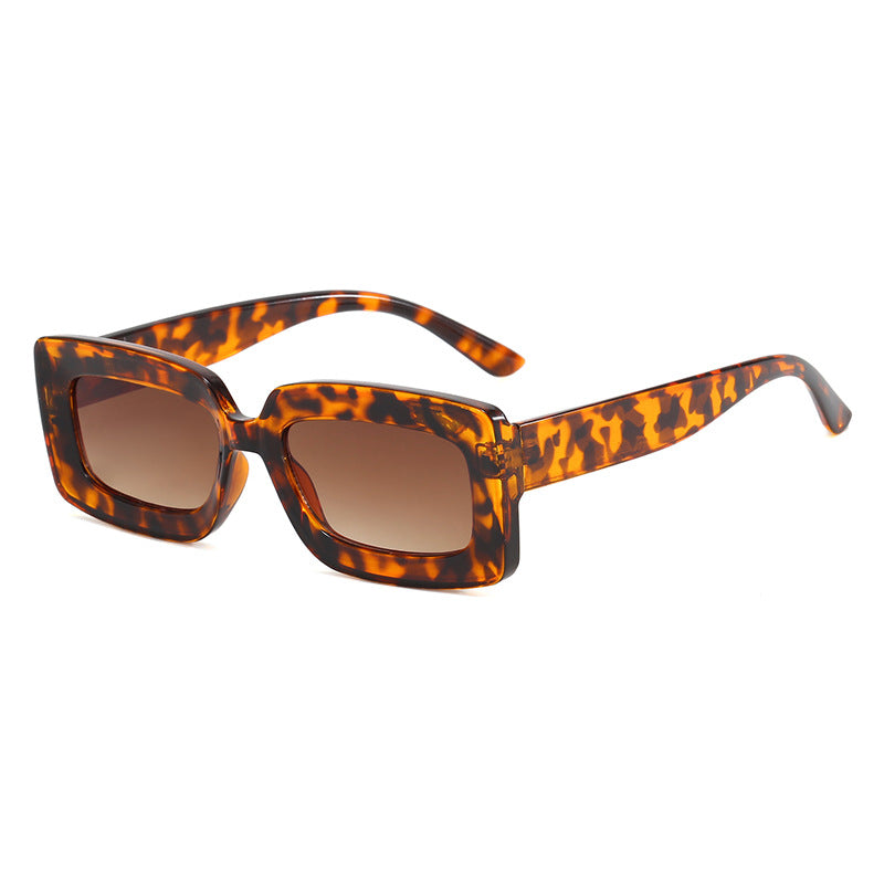 Damen futuristische Quadratische Sonnenbrille Karnz