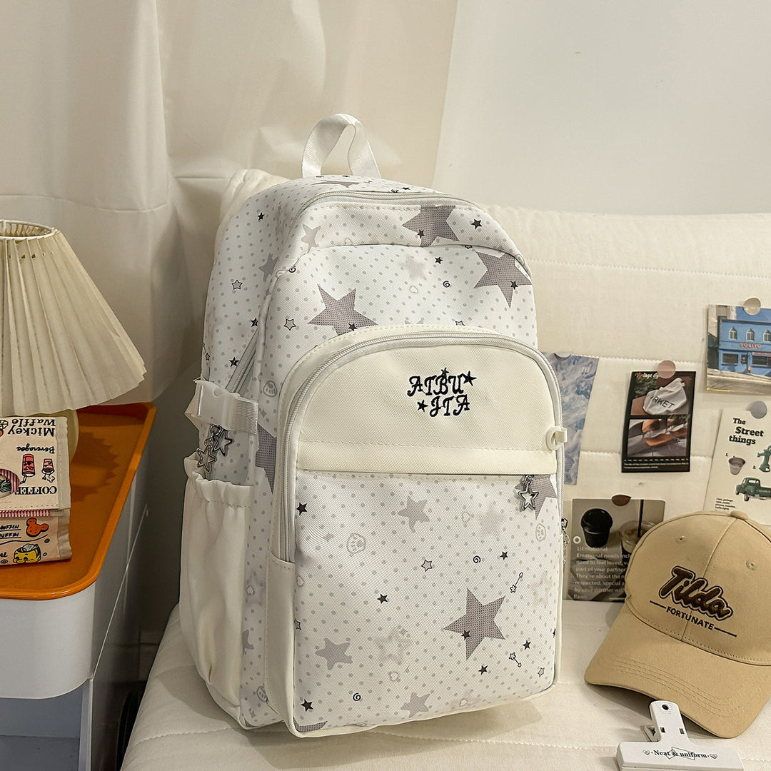 Stylische Tages-Rucksack mit Sternenmuster