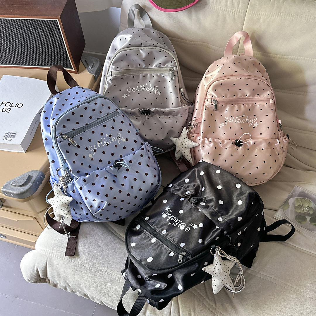 Leichte Rucksack mit Punkten Muster Karnz