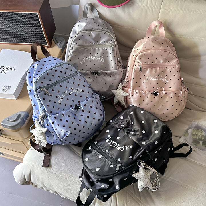 Leichte Rucksack mit Punkten Muster Karnz
