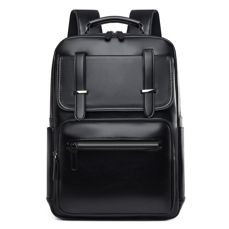 Leder Laptop Rucksack Karnz