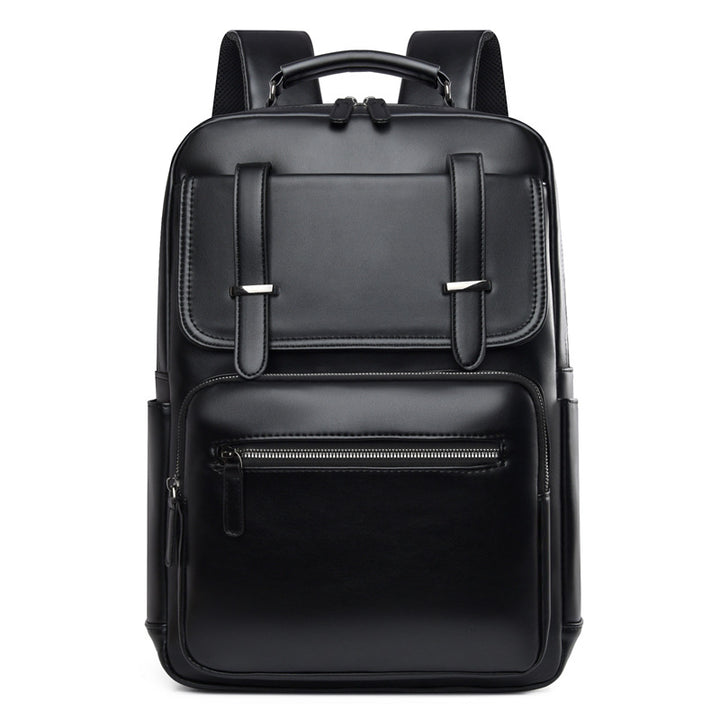 Leder Laptop Rucksack Karnz