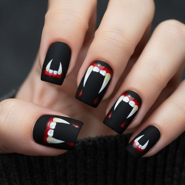 Vampir-Themen Acryl Nagelkunst Set Karnz