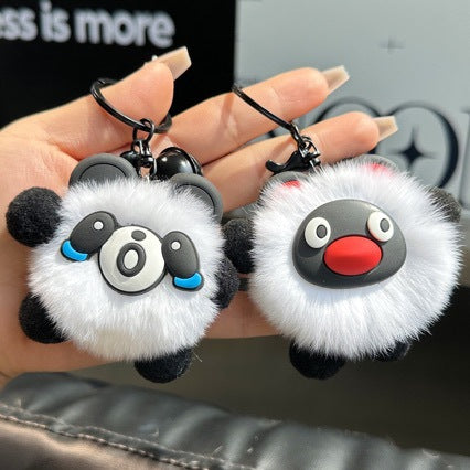 Flauschiger Schlüsselanhänger Charm Karnz