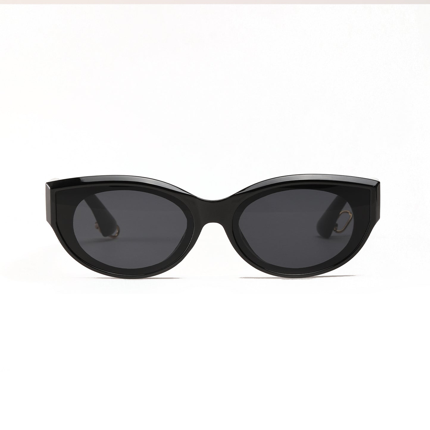 Damen modische Sonnenbrille mit transparentem Rahmen und UV-Schutz Karnz