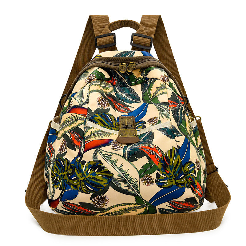 Trendiger Grafikdruck-Rucksack Karnz