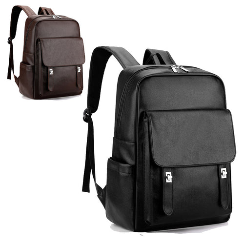 Eleganter Leder Laptop-Rucksack Karnz