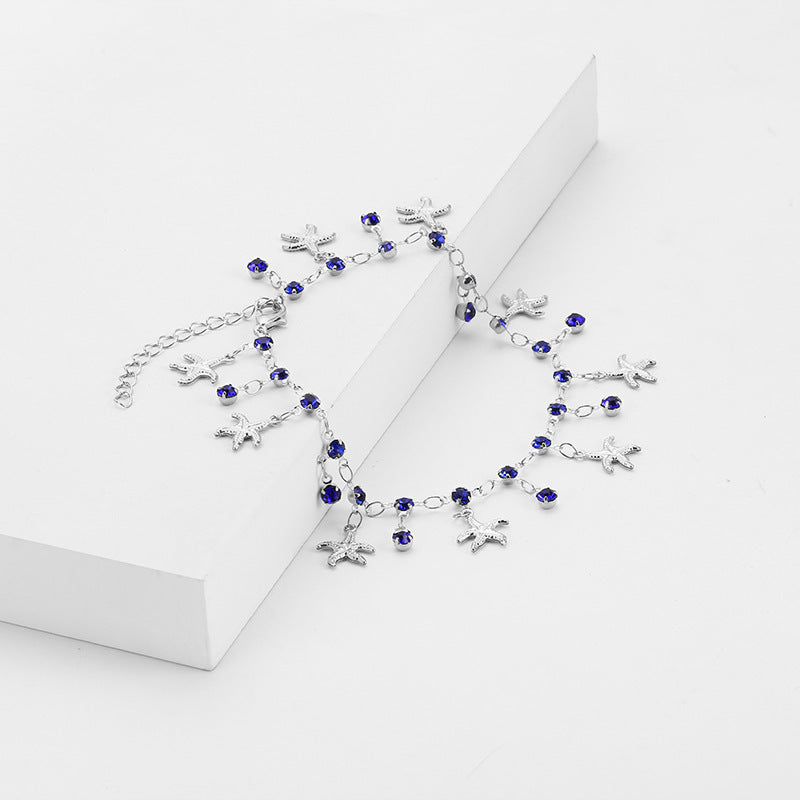 Seestern Charm Fußkette Karnz