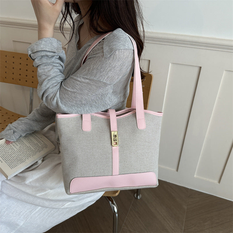 Stylische Canvas Shopper Tasche