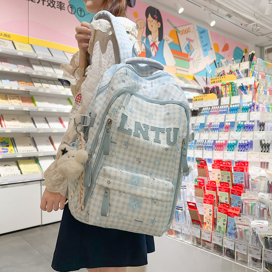 Verspielter Rucksack mit Mehrfachfächern Design Karnz
