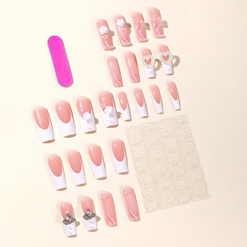 Luxuriöses dekoratives 3D-Nagelkunst-Set Karnz