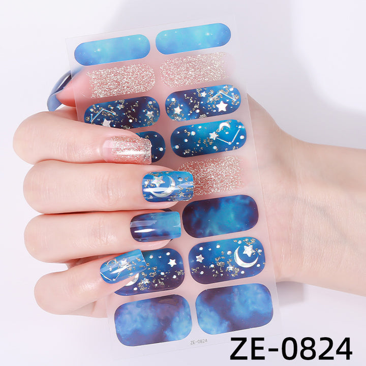 Himmels-Themen Nagelkunst Wraps