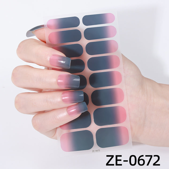 Gradient Gel Nagel Wraps