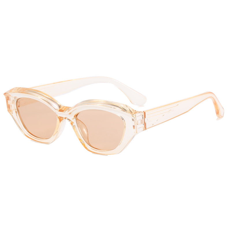 Damen modische Sonnenbrille mit futuristischem Design Karnz