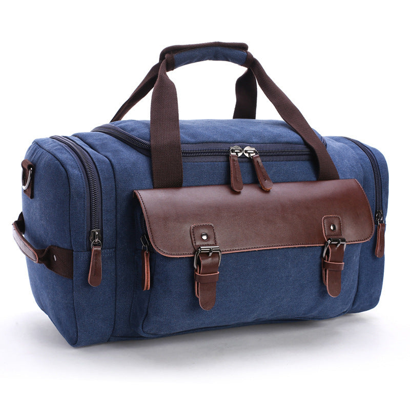 Geräumige Reisetasche mit Hochwertigem Lederbesatz Karnz