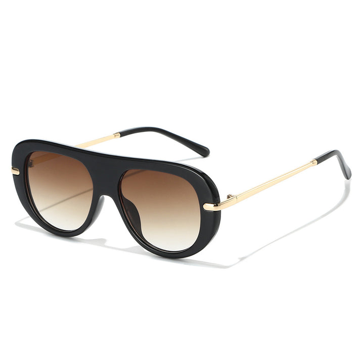 Futuristische Übergroße Shield Sonnenbrille Karnz