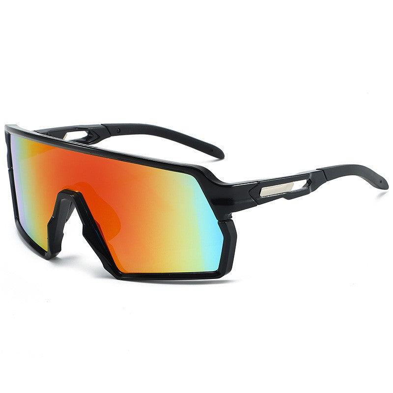 Damen Sportliche Rennbrille mit innovativem Rahmen und hochreflektierenden Gläsern Karnz