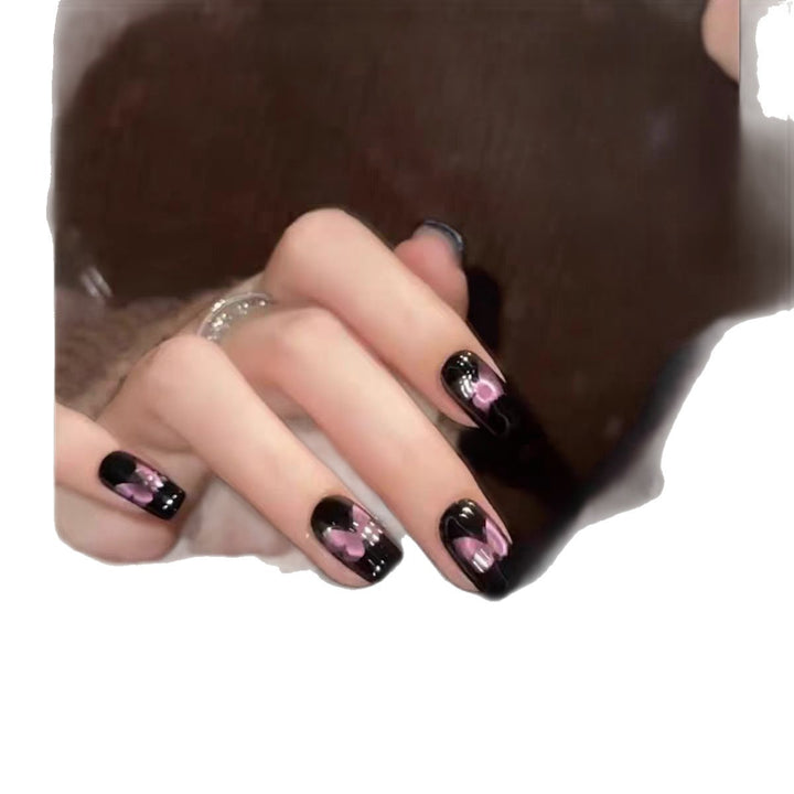 Schmetterlings-inspirierten Press-On Nagelkunst