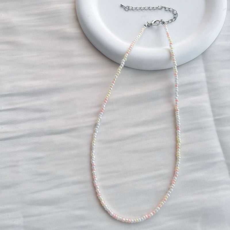 Handgefertigtes Perlen Choker Halsband Karnz
