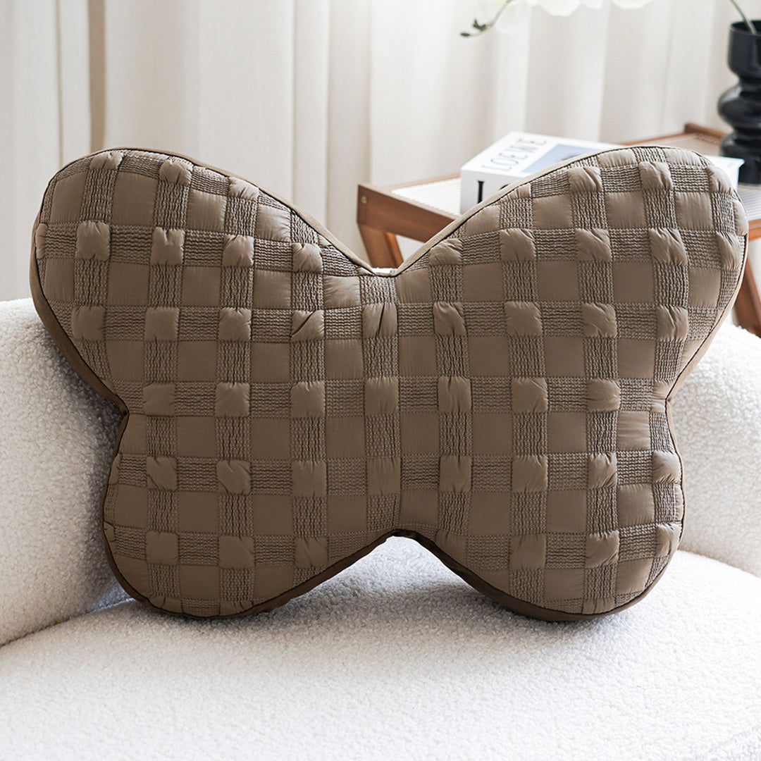 modernes und dekoratives Kissen im Schmetterlingsdesign