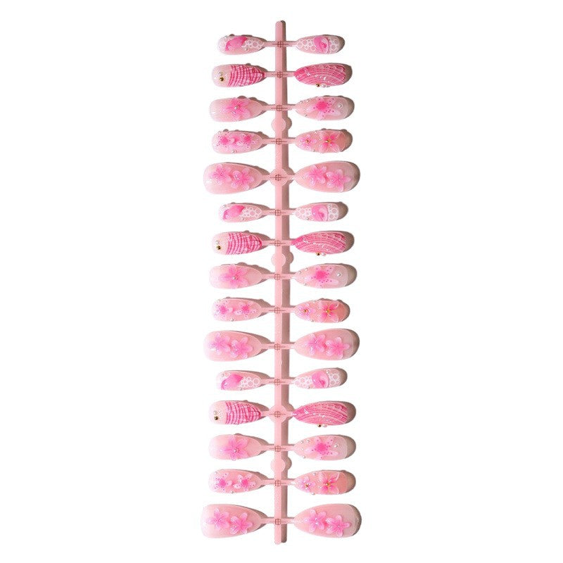 Künstlerisches 3D Blumen Nageldesign Karnz