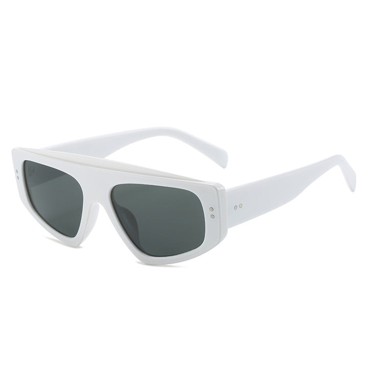Damen Übergroße Sonnenbrille im trendigen Animal-Print Design Karnz