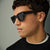 Damen Modische Sonnenbrille im eleganten quadratischen Design Karnz