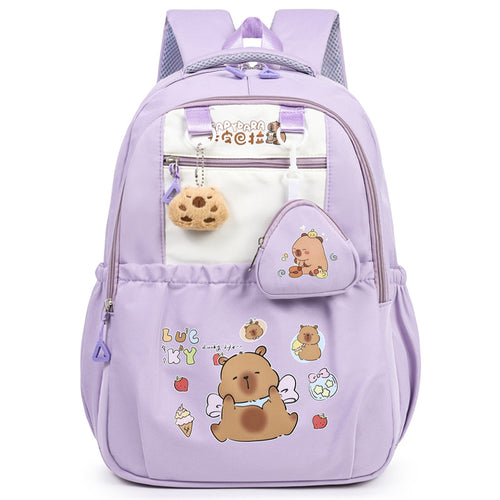 Verspielter Rucksack im Cartoon-Stil