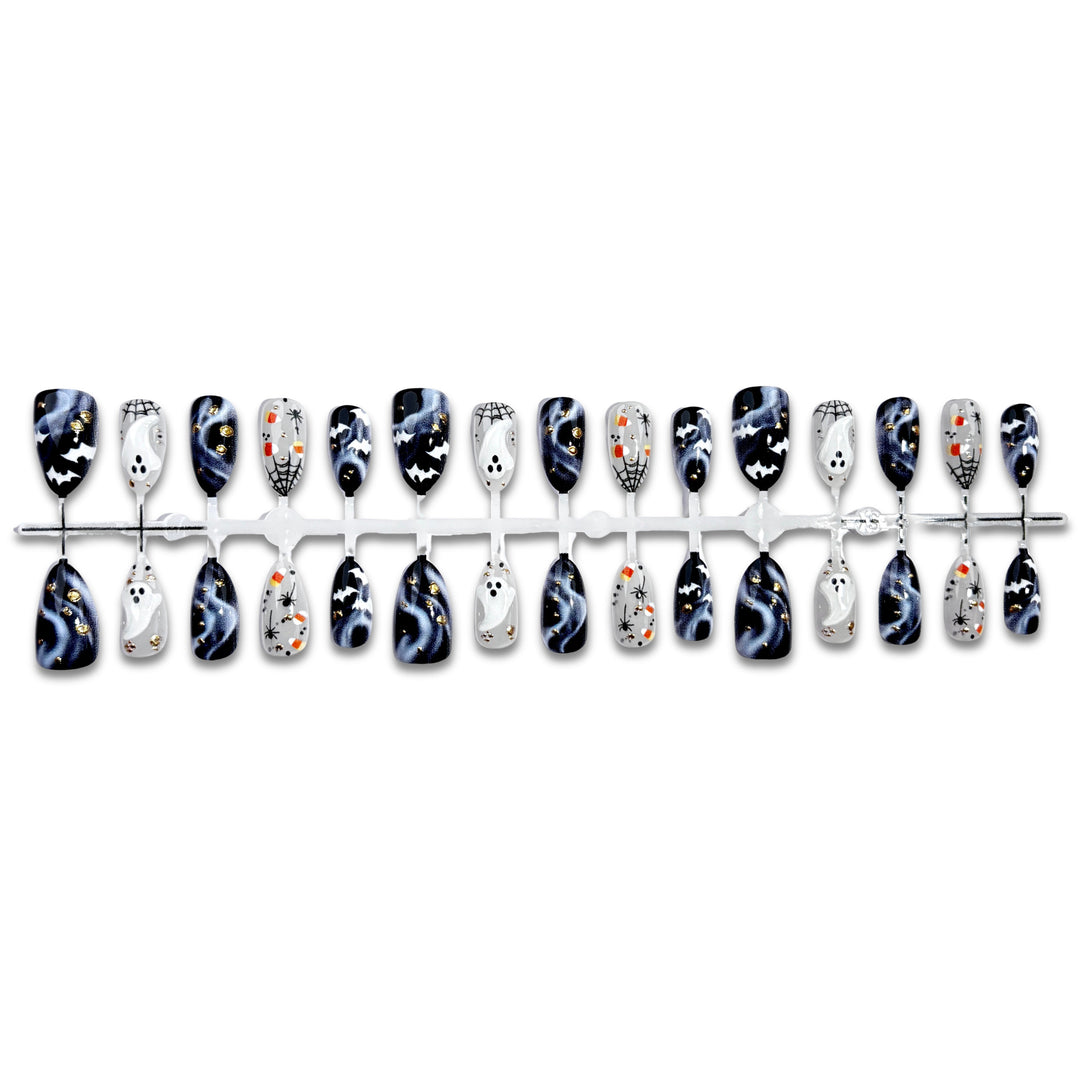 Halloween-Themen Press-On Nail Art Set 1790745925