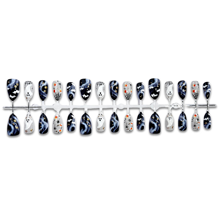 Halloween-Themen Press-On Nail Art Set 1790745925