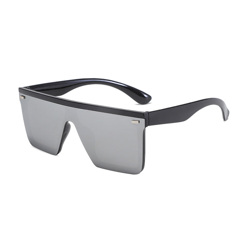 Damen Sportliche Oversized-Sonnenbrille mit modernem Rahmen Karnz
