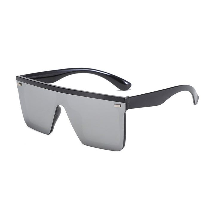 Damen Sportliche Oversized-Sonnenbrille mit modernem Rahmen Karnz