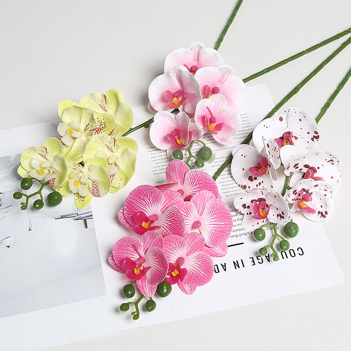 Realistische Orchideenblütenstängel