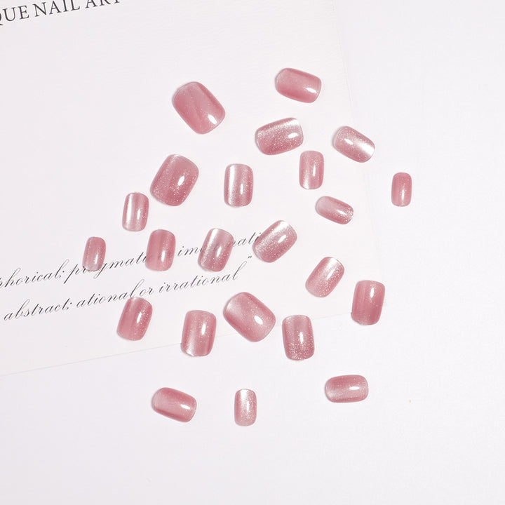Schimmerndes Farbverlauf Press-On Nagelset Karnz