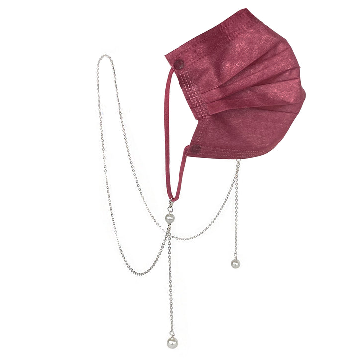 Elegante Perlenakzent Brillen Kette Karnz
