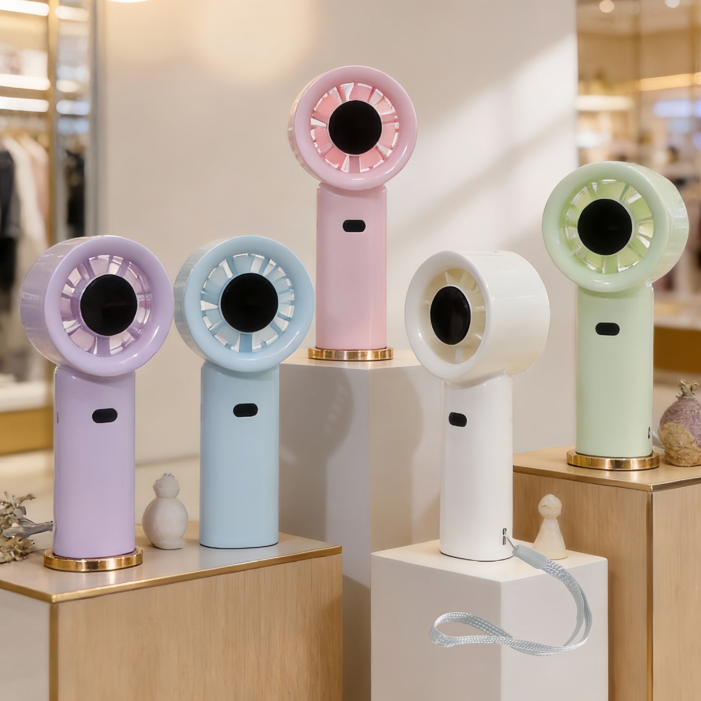 Damen Tragbarer Mini-Lüfter mit USB-Ladefunktion Karnz
