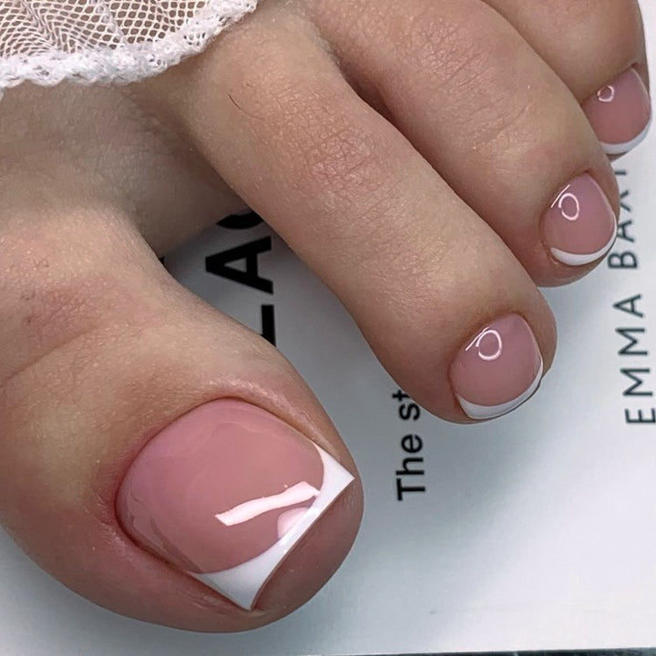 French Tip Gel Nagelkunst Karnz