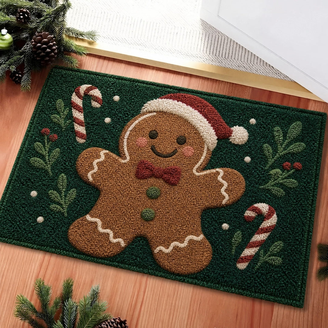 Festliche Weihnachtsfigur Fußmatte Karnz